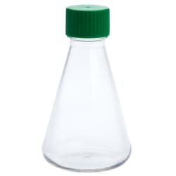 CELLTREAT Scientific Products 500mL Erlenmeyer Flask, Solid Cap, Plain