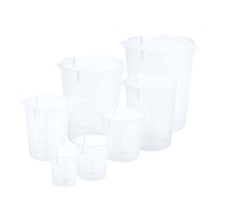 CELLTREAT Scientific Products Assorted Set Graduated Beaker, Polypropylene, Non-sterile