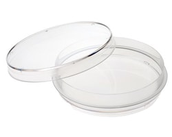 CELLTREAT Scientific Products 100mm x 20mm Petri Dish w/Grip Ring, Sterile,