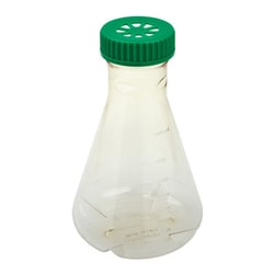 CELLTREAT Scientific Products 2L Erlenmeyer Flask, Vent Cap, Baffled Bottom, Sterile