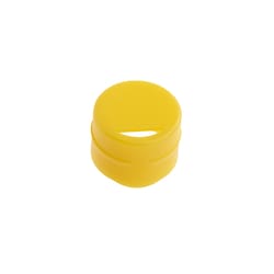 CELLTREAT Scientific Products Yellow Cap Insert for CF Cryogenic Vials, Non-sterile