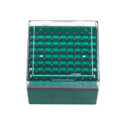CELLTREAT Scientific Products 81 Place Deep Storage Box for CF Cryogenic Vial, Polycarbonate, Non-sterile