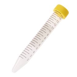 CELLTREAT Scientific Products 15mL Centrifuge Tube, Yellow Cap - Bag, Sterile, 500/CS