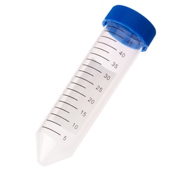 CELLTREAT Scientific Products 50mL Centrifuge Tube, Blue Cap - Bag, Sterile,