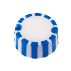 CELLTREAT Scientific Products CAP ONLY, Screw Top Micro Tube Cap, Grip Cap With Integrated O-Ring, Blue, Non-sterile, 1000/CS