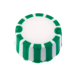 CELLTREAT Scientific Products CAP ONLY, Screw Top Micro Tube Cap, Grip Cap With Integrated O-Ring, Green, Non-sterile, 1000/CS