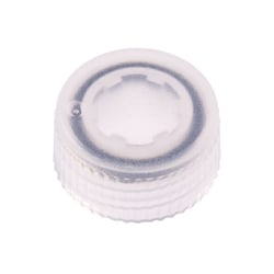 CELLTREAT Scientific Products CAP ONLY, Screw Top Micro Tube Cap, O-Ring, Translucent, Clear, Non-sterile, 1000/CS