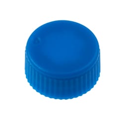 CELLTREAT Scientific Products CAP ONLY, Screw Top Micro Tube Cap, O-Ring, Opaque, Blue, Non-sterile, 1000/CS