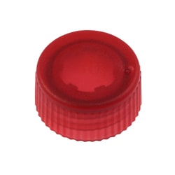 CELLTREAT Scientific Products CAP ONLY, Screw Top Micro Tube Cap, O-Ring, Translucent, Red, Non-sterile, 1000/CS