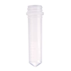 CELLTREAT Scientific Products&nbsp;TUBE ONLY, 2.0mL Screw Top Micro Tube, Conical Bottom, Graduated, Non-sterile, 1000/CS