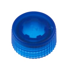 CELLTREAT Scientific Products CAP ONLY, Screw Top Micro Tube Cap, O-Ring, Translucent, Blue, Non-sterile, 1000/CS
