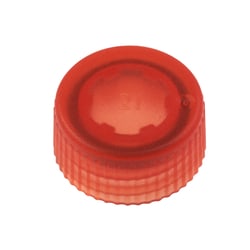 CELLTREAT Scientific Products CAP ONLY, Screw Top Micro Tube Cap, O-Ring, Translucent, Orange, Non-sterile, 1000/CS