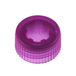 CELLTREAT Scientific Products CAP ONLY, Screw Top Micro Tube Cap, O-Ring, Translucent, Purple, Non-sterile, 1000/CS
