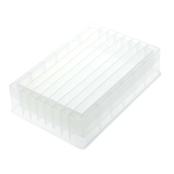 CELLTREAT Scientific Products Multiple Cavity Reagent Reservoir, 12 Well, Trough Bottom, PP, Non-sterile, 25/CS