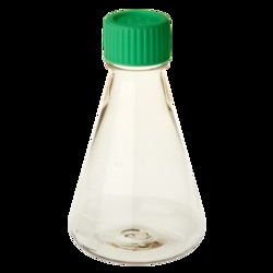 CELLTREAT Scientific Products 500mL Erlenmeyer Flask, Vent Cap, Plain Bottom, PC, Sterile