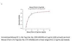 ACROBiosystems Recombinant Protein;Mouse CTLA-4 / CD152 Protein, Fc Tag;HEK293;200UG;CT4,CTLA4,CD152,CELIAC3,CTLA-4,GRD4,GSE,ICOS,IDDM12,