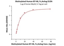 ACROBiosystems Biotinylated Human B7-H6 / NCR3LG1 Protein, Fc,Avitag, Quantity: