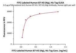 ACROBiosystems FITC-Labeled Human B7-H3 (4Ig) / B7-H3b Protein, His Tag