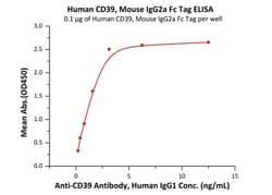 ACROBiosystems Human CD39 Protein, Mouse IgG2a Fc Tag, Quantity: Each of