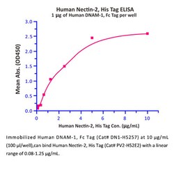 ACROBiosystems Recombinant Protein;Human DNAM-1 / CD226 Protein, Fc Tag;HEK293;100UG;DN1,DNAM1,CD226,CD226