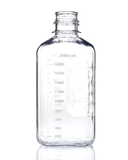 Foxx Life Sciences EZBio 2L (2,000mL) PETG Media Bottles, Non-Sterile,