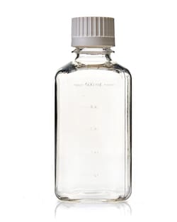 Foxx Life Sciences&nbsp;EZBio 500mL PC Media Bottles, Sterile, Autoclavable Square Storage Bottles with 38-430mm White Closed VersaCap Closures, 12/PK