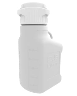 Foxx Life Sciences EZgrip 2.5L (0.5 Gal) HDPE Carboy with 83B VersaCap Closure and Large Pinched Handles