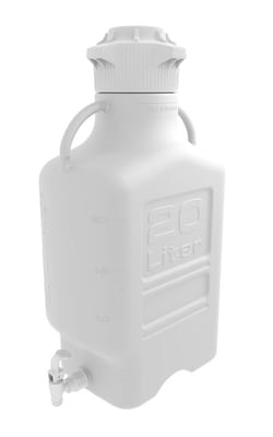 Foxx Life Sciences EZgrip 20L (5 Gal) Polypropylene (PP) Carboy with Leakproof