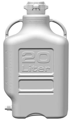 Foxx Life Sciences EZgrip 20L (5 Gal) Polypropylene (PP) Carboy with Leakproof