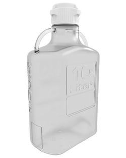 Foxx Life Sciences EZclear 10L (2.5 Gal) BPA-Free PETG Space Saving Carboy