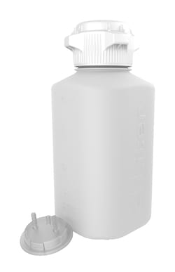 Foxx Life Sciences Heavy Duty HDPE Vacuum Bottle, 4L, with 83mm (83B) Tangle