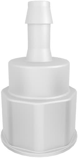 Foxx Life Sciences VersaBarb Hose Barb Spigot Fitting, 3/8 Inch, for use with Foxx EZgrip Carboys and Nalgene-Style Containers