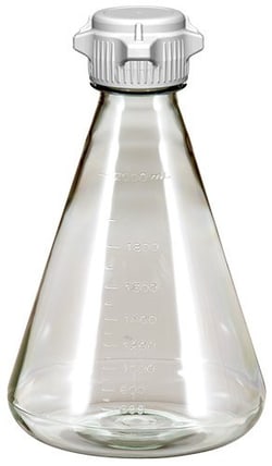 Foxx Life Sciences Plastic Erlenmeyer Flasks for Cell Culture and Fermentation,