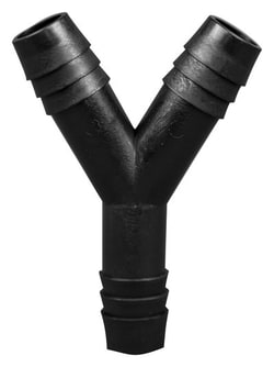 Foxx Life Sciences Polypropylene Y-Type Barbed Tubing Connectors (Wye-Shaped),