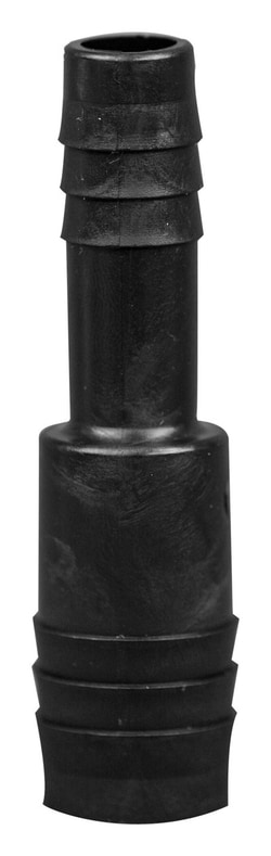 Foxx Life Sciences Polyethylene Barbed Union Tube Fittings, Reducing Connector,
