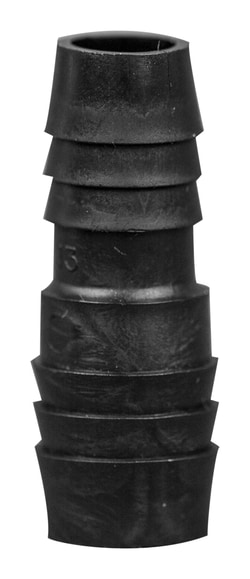 Foxx Life Sciences&nbsp;Polyethylene Barbed Union Tube Fittings, Reducing Connector, 5/8 Inch x 1/2 Inch, 100/PK