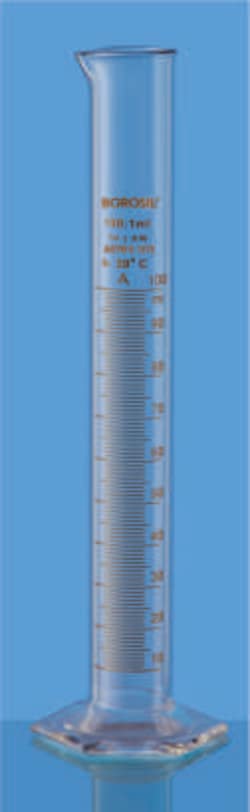 Foxx Life Sciences Borosil Class A TC Graduated Cylinders with Pour Spout,