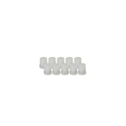 Foxx Life Sciences EZwaste HPLC Solvent Waste System, Replacement Fittings, Plugs for Carbon Filter Port, Black Plug, 1/4 Inch MNPT Thread, 10/PK