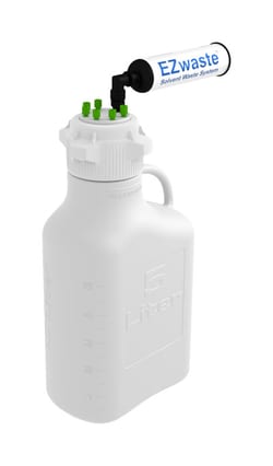 Foxx Life Sciences EZwaste HPLC Solvent Waste System, 5L Heavy Duty Reusable