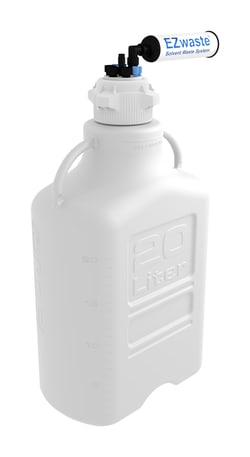 Foxx Life Sciences EZwaste HPLC Solvent Waste System, 20L Heavy Duty Reusable
