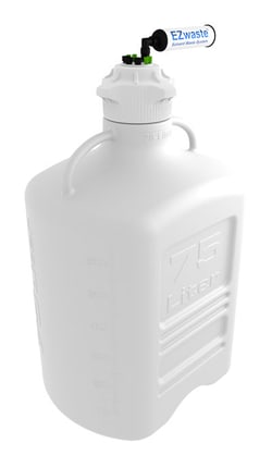 Foxx Life Sciences EZwaste HPLC Solvent Waste System, 4L Heavy Duty Reusable