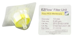 Foxx Life Sciences EZFlow Sterile Polyethersulfone (PES) Syringe Filters,