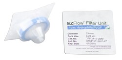 Foxx Life Sciences EZFlow Sterile Hydrophilic PVDF Syringe Filters, 0.22um