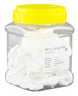 Foxx Life Sciences EZFlow Non-Sterile Glass Fiber (GF) Syringe Filters,