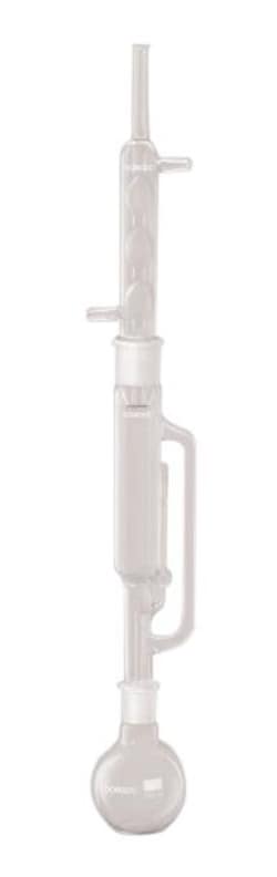 Foxx Life Sciences Borosil® Complete Soxhlet Extraction Apparatus with Allihn Condenser, 200mL Capacity with 500mL Flask, 1/EA