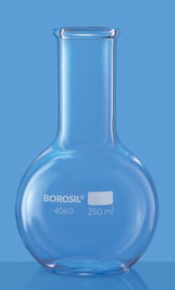 Foxx Life Sciences Borosil Flat Bottom Boiling Flasks with Beaded Rim,