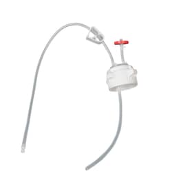 Foxx Life Sciences&nbsp;EZBio Single Use Closure Assembly, Disposable Aseptic Transfer Caps, 53mm (53B) VersaCap with Vent and Dip Tube, EZTop Replacement for 2000mL (2L) Foxx or Nalgene Bottles, Sterilized, 20/CS