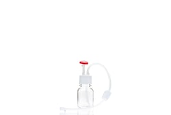 Foxx Life Sciences EZBio MTO Single Use (SUT) Bottle Assembly, 125mL Sterilized PETG Bottle for Aseptic Sampling and Sterile Storage, 38-430, EZBio Tubing, Vented w/ Diptube, Luer, 10/CS