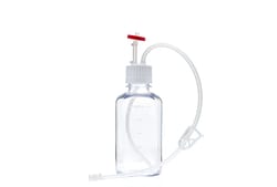Foxx Life Sciences EZBio MTO Single Use (SUT) Bottle Assembly, 500mL Sterilized PETG Bottle for Aseptic Sampling and Sterile Storage, 38-430, C-Flex Tubing, Vented w/ Diptube, Luer, 10/CS
