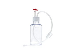 Foxx Life Sciences&nbsp;EZBio MTO Single Use (SUT) Bottle Assembly, 500mL Sterilized PC Bottle for Aseptic Sampling and Sterile Storage, 38-430, C-Flex Tubing, Vented w/ Diptube, Plug, 10/CS